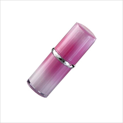 25ml 50ml Round Cosmetic Airless Bottle Silver Collar Airless Pump Container PMMA