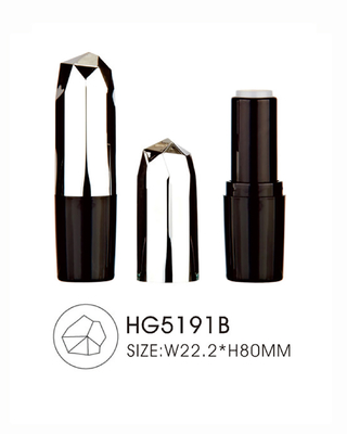Recylable PP Diamond Lipstick Case Cosmetic Packaging Lipstick Lip Balm Tube
