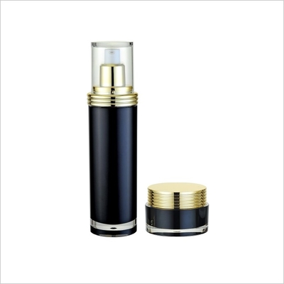 30ml 50ml 100ml Lotion Pump Bottles PMMA White 15ml Empty Airless Pump Bottle
