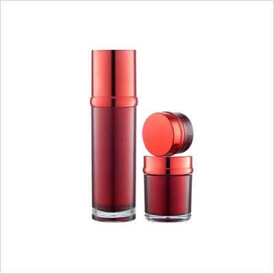 Body Cosmetic Lotion Bottle Champagne Acrylic Cosmetic Packing Bottle