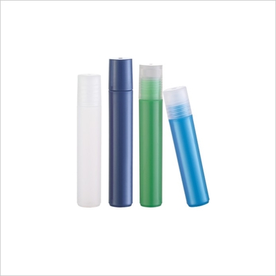 Round Essential Plastic Roll On Bottle PP Metal Ball Empty Perfume Roller Bottles