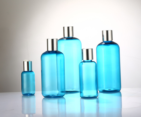 Eco Friendly Round Shampoo And Conditioner Bottle Disc Top Cap 50ml-350ml