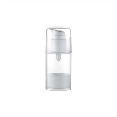 Oval plastic cosmetic airless container 30ml 50ml PP airless bottle