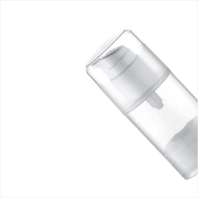 Oval plastic cosmetic airless container 30ml 50ml PP airless bottle
