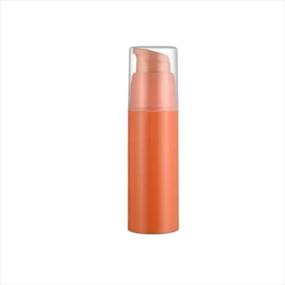 Cylinder plastic cosmetic airless container 30ml 50ml PP PCR bottle