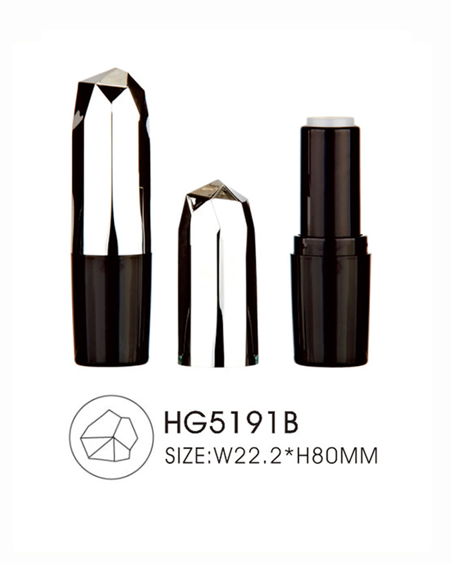 Recylable PP Diamond Lipstick Case Cosmetic Packaging Lipstick Lip Balm Tube