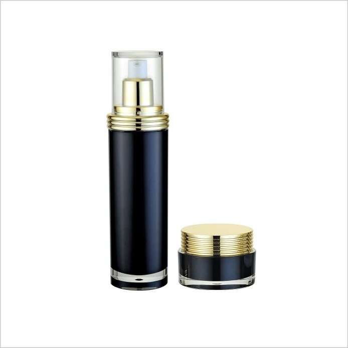 30ml 50ml 100ml Lotion Pump Bottles PMMA White 15ml Empty Airless Pump Bottle